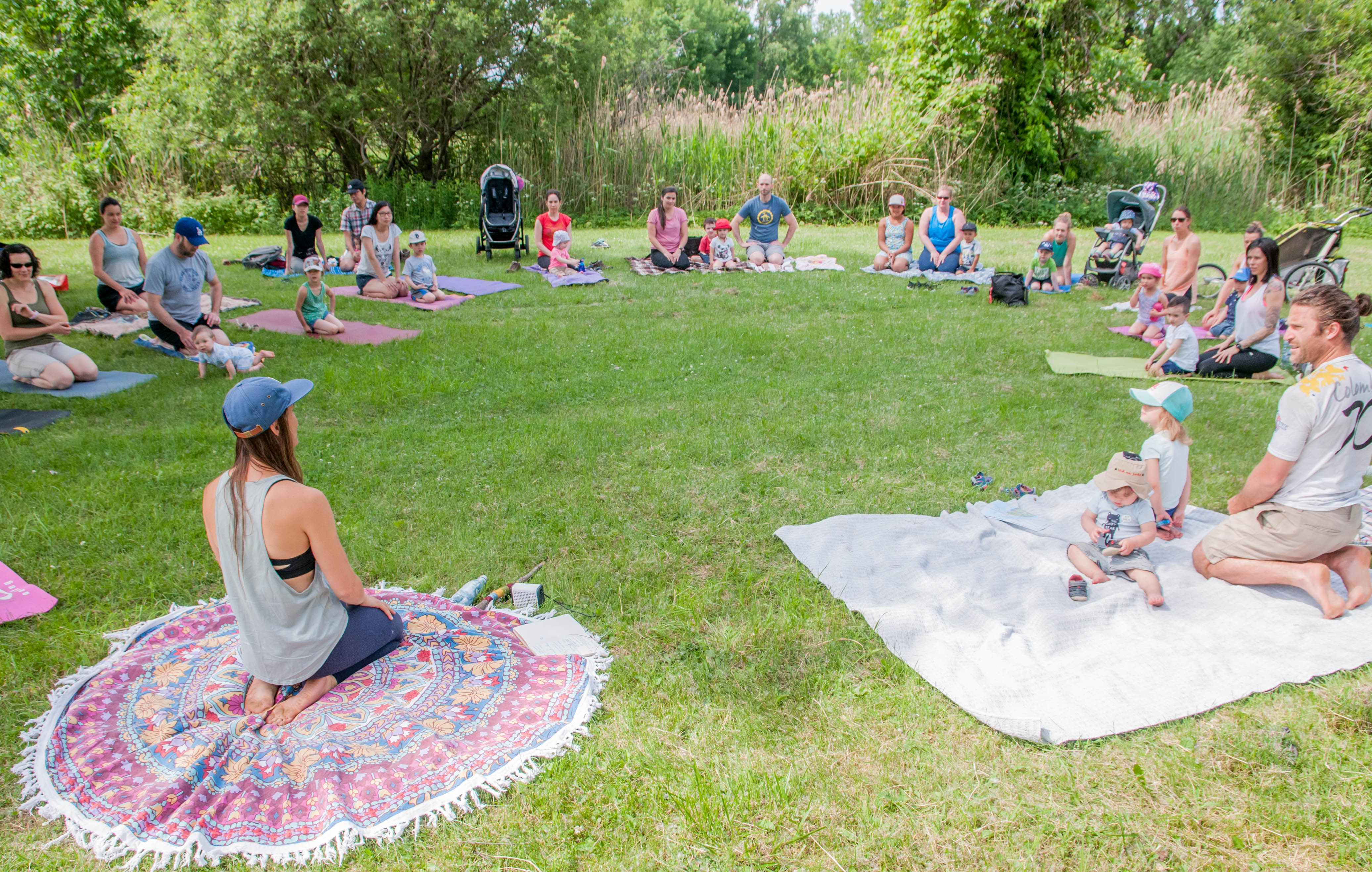 Yoga et rando au parc national du Mont-Saint-Bruno
