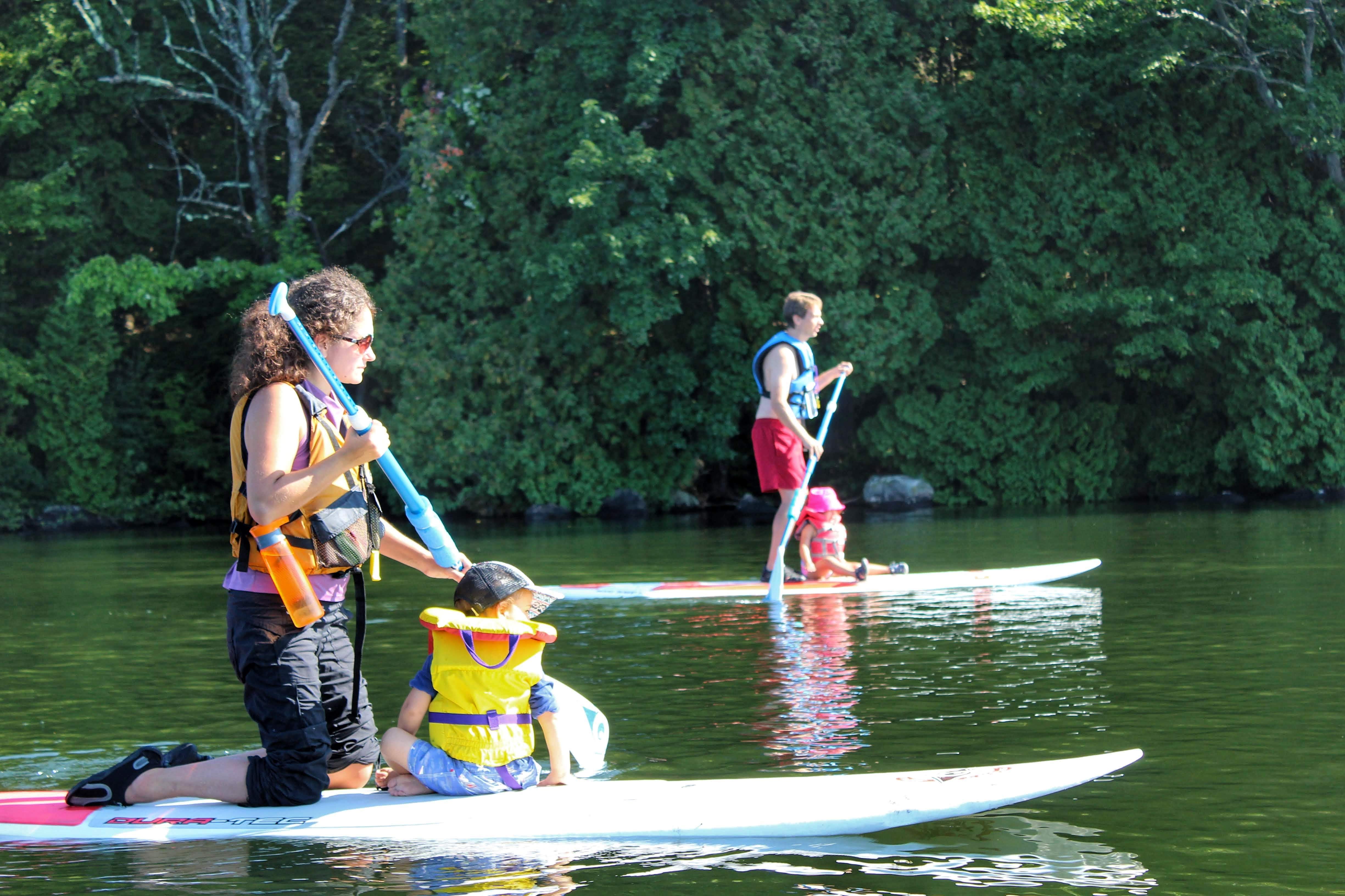 Duchesnay - Après-midi initiation familiale de planche à pagaie
