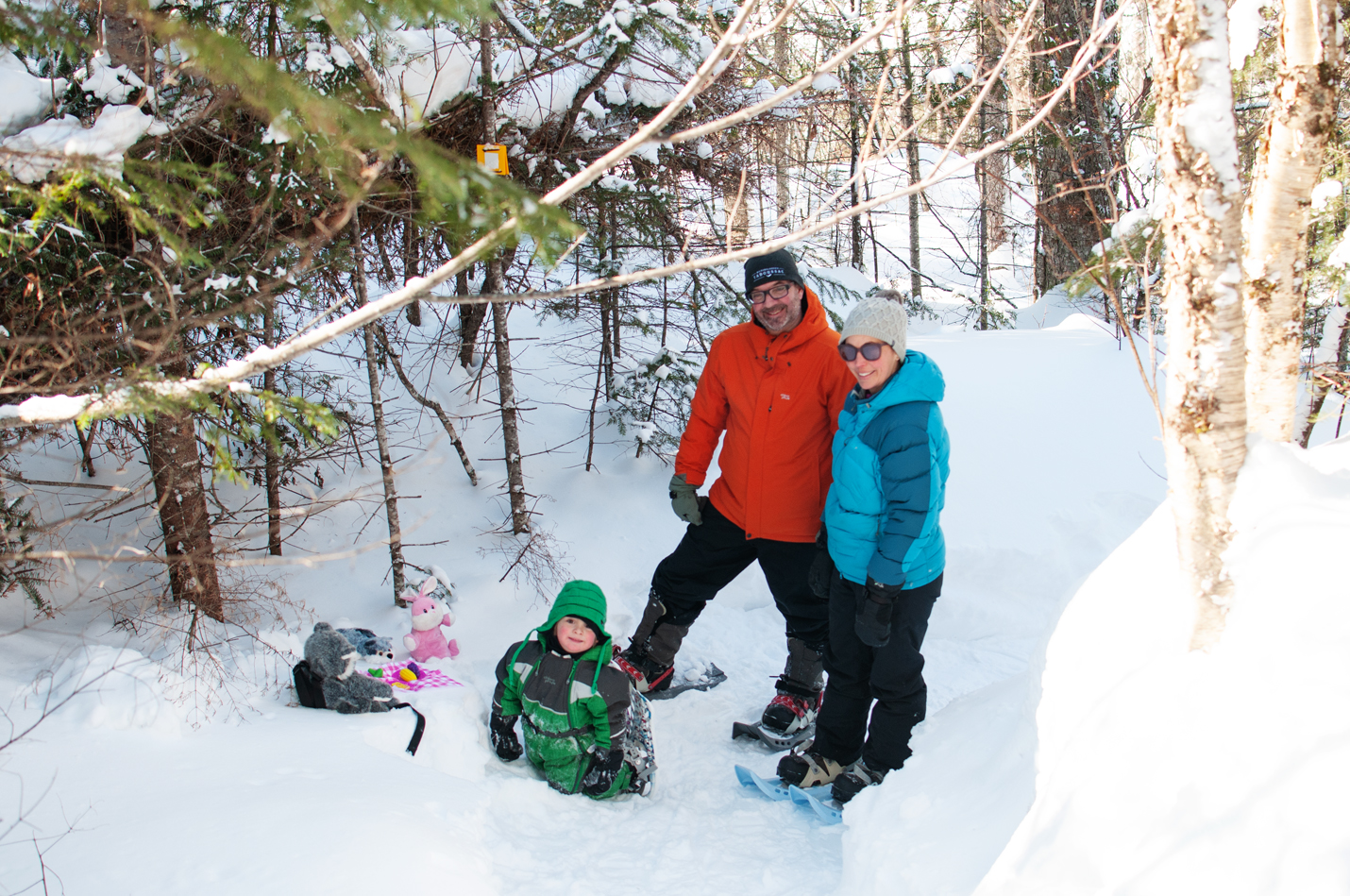 JOIES DE L'HIVER - RANDONNÉE EN RAQUETTES À LA DÉCOUVERTE DES ANIMAUX
