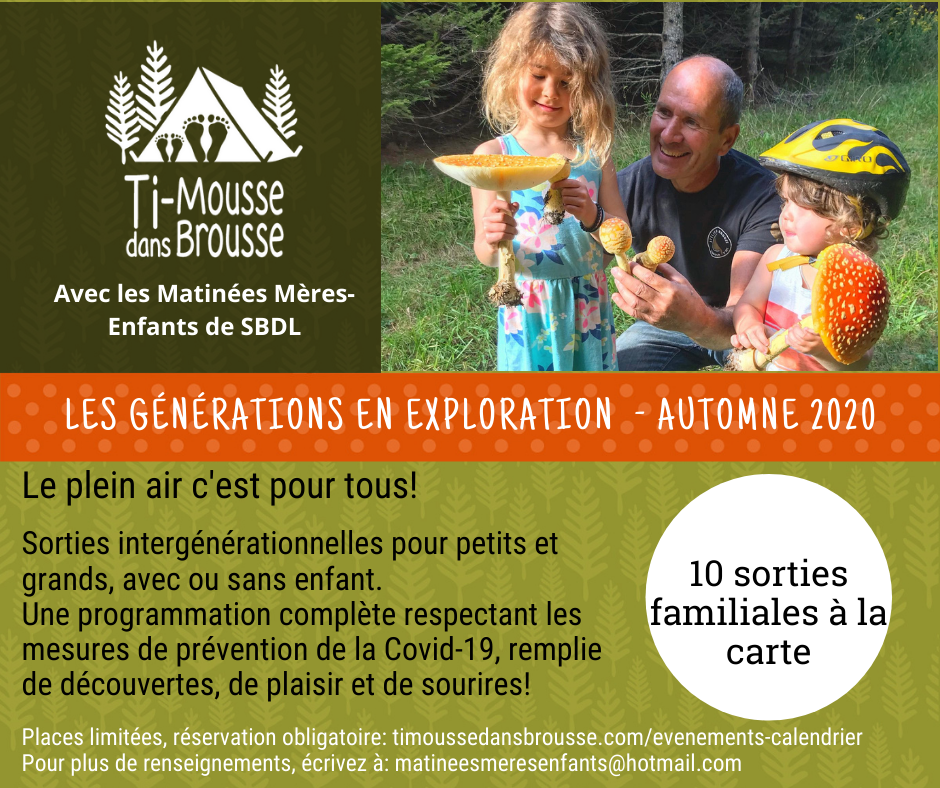 Les générations en exploration au Saisonnier - Balade 2, Lac-Beauport 