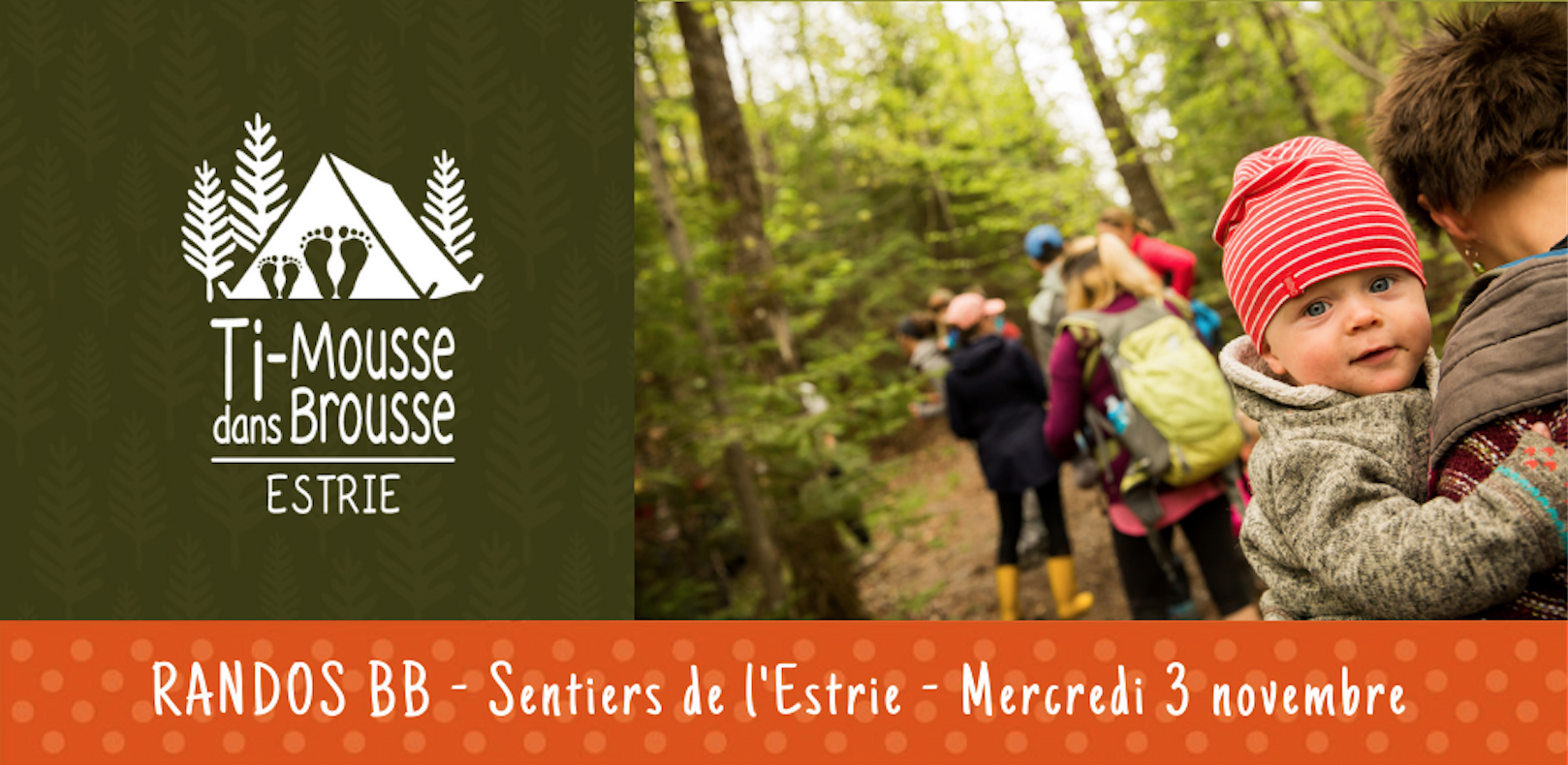 Rando BB  - Colline Larouche, Sentiers de l'Estrie