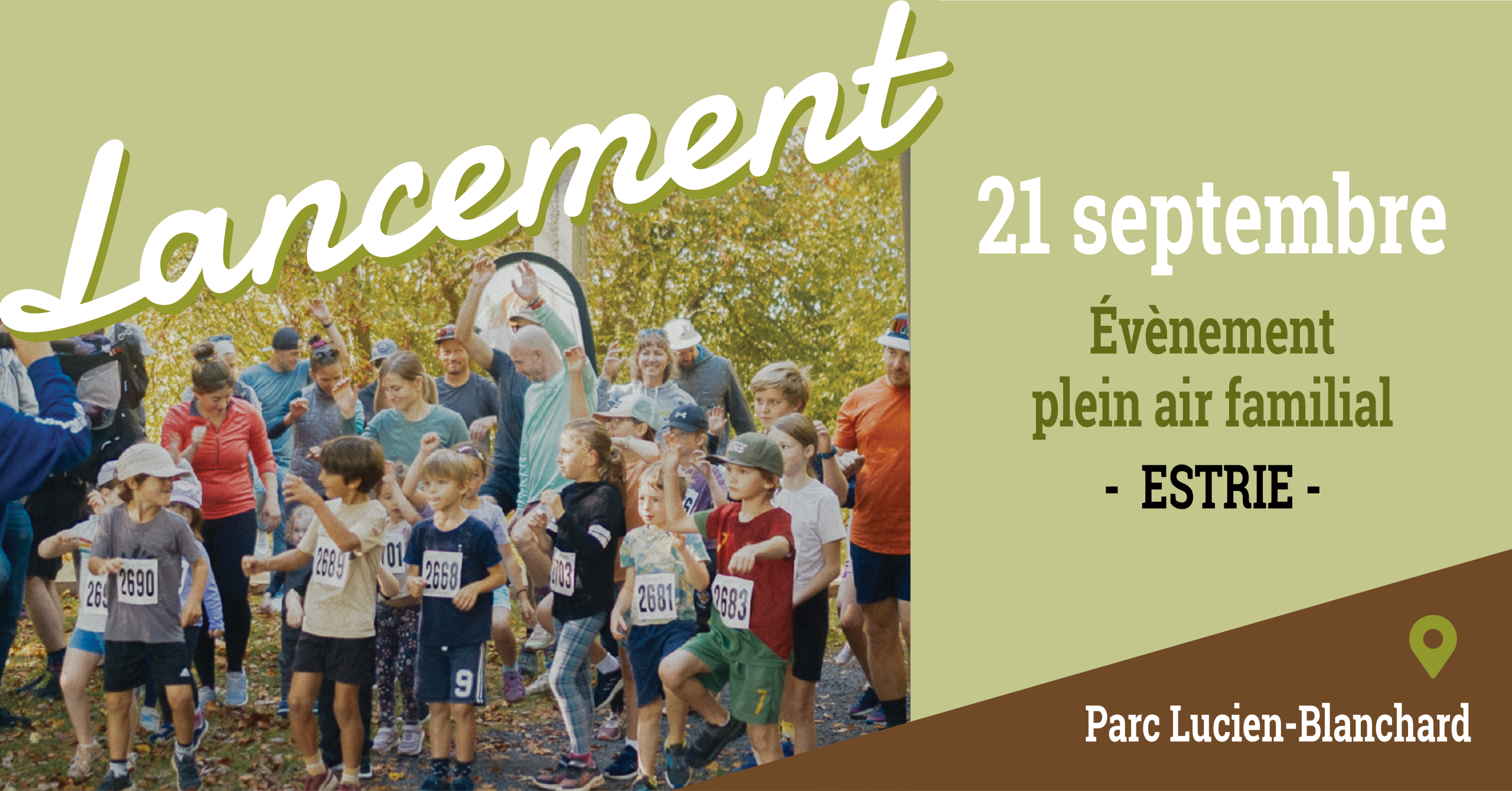 Lancement Estrie - Évènement plein air familial Sherbrooke